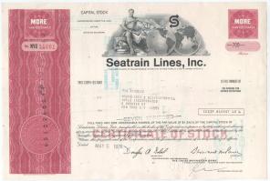 Amerikai Egyesült Államok 1927-1976. 5db-os részvény tétel, benne National Tea Co., Western Union, S...