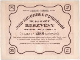 Vegyes 5db-os részvény és kötvény tétel, benne: "Taurus Húskereskedelmi Részvénytársaság", "Magyar Jelzálog-Hitelbank" nyereménykötvénye, "Első Magyar Általános Biztosító Társaság", "Magyar Jelzálog-Hitelbank Budapesten" kölcsön kötvénye (2x) T:vegyes