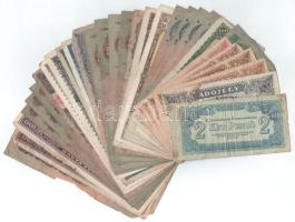 Vegyes, 32db-os magyar Pengő bankjegytétel T:F-G