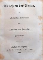 Humboldt, Alexander von: Ansichten der Natur, mit wissenschaftlichen Erläuterungen. Band 1-2. [Egybe...