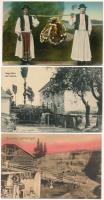 42 db RÉGI Eger környéki település képeslap / 42 pre-1945 Hungarian town postcards from around Eger