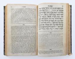 Szentírás. Kései próféták. Wien, 1842, Franz Edler von Schmid und J. J. Busch. Héber nyelven. Félvás...