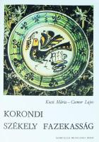 Kocsi Márta - Csomor Lajos: Korondi székely fazekasság. Bp., 1980, Népművelési Propaganda Iroda. Kiadói papírkötés, jó állapotban.