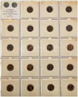 Hollandia részben két albumba rendezett, 481db-os fémpénz tétel T:vegyes Netherlands 481pcs of coins lot partially organized in two binders C:mixed