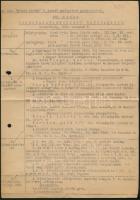 1940 A Mátyás király 5. honvéd gyalogezred ezredparancsnokság napiparancs