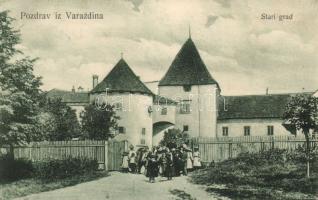 Varasd old castle with folklore (b)