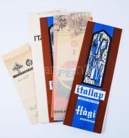 Vegyes itallap tétel, közte kitöltetlenek/üresek