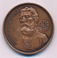 Fritz Mihály (1947- ) 1988. "Szent István király / MÉE Alba Regia Szervezete 1988 - Államalapítónk halálának emlékére" bronz emlékérem (42,5mm) T:AU Adamo SF9