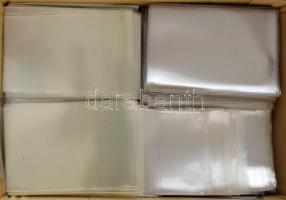 Kb. 1000 műanyag képeslap tok / Cca. 1000 plastic sleeves for postcards