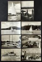 BALATON 260 db fekete fehér kisalakú képeslap