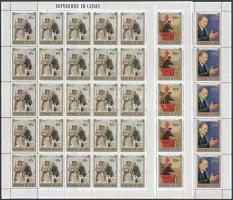 1970 Lenin születésének 100. évfordulója hajtott ívekben Mi 565-570 / set in folded sheets of 25