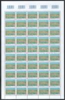 2002 Környezetvédelem bélyeg selyemfényű gumizással vonalkódos hajtatlan 50-es teljes ívben (375.000) / Mi 4717 with silky gum, unfolded complete sheet of 50 with bar code