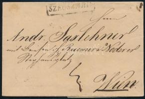 1840 Portós levél "SZEGSZÁRD" - "WIEN"