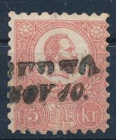 1871 Kőnyomat 5kr hibátlan bélyeg "RUDNO" (Gudlin R!)