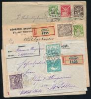 5 db régi csehszlovák küldemény