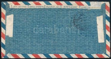 1952 Ajánlott légi levél Kabulba