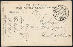 1922 Dekoratív TCV képeslap Budapestre