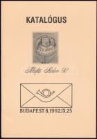 1992 MAFITT szalon emlékív 328. sorszámmal hozzá a kiállítás katalógusa