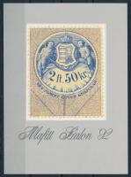 1992 MAFITT szalon emlékív 170. sorszámmal (25.000)