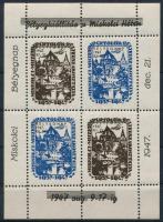 1947 Bélyegnap emlékív (rozsda / stain)