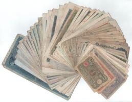 Német Birodalom / Weimar Köztársaság ~1920-1922. 50db-os vegyes inflációs bankjegy tétel T:F,VG