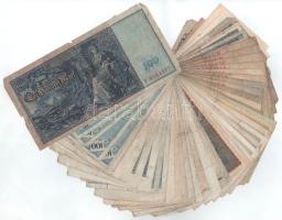 Német Birodalom / Weimar Köztársaság ~1920-1922. 50db-os vegyes inflációs bankjegy tétel T:F,VG
