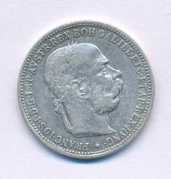 Ausztria 1893. 1K Ag "Ferenc József" T:XF,VF patina, kis ph.
Austria 1893. 1 Corona "...