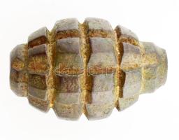 Hatástalanított kézigránát, h: 9 cm