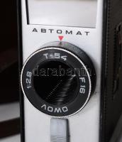 Lomo Aurora 12 orosz filmfelvevő, tokjában