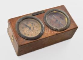 Weisz Lajos antik sakkóra, kopással, nem kipróbált, 15x7 cm