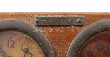 Weisz Lajos antik sakkóra, kopással, nem kipróbált, 15x7 cm