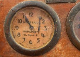 Weisz Lajos antik sakkóra, kopással, nem kipróbált, 15x7 cm