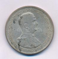 1930. 5P Ag "Horthy jobbra" hajas T:XF, patina Adamo P8