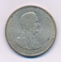 1930. 5P Ag "Horthy jobbra" hajas T:VF, kis patina Adamo P8