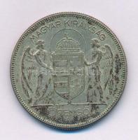 1930. 5P Ag "Horthy jobbra" hajas T:VF, patina
Adamo P8