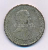 1930. 5P Ag "Horthy jobbra" T:F, patina Adamo P8
