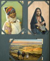 Kb. 70 db RÉGI afrikai képeslap egy albumban / Cca. 70 pre-1945 African postcards in an album