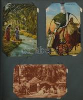 Kb. 70 db RÉGI afrikai képeslap egy albumban / Cca. 70 pre-1945 African postcards in an album
