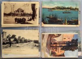 TÖRÖKORSZÁG - Kb. 42 db RÉGI török képeslap egy albumban, vegyes minőségben / TÜRKIYE, TURKEY - Cca....