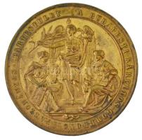 ZZZ DN(~1890-1900) "A Budapesti Kárpitos- Gombkötő és Paszományos Ipartestület / A Munka- Szorgalom- és Haladás elismeréseül" kétoldalas, aranyozott bronz díjérem. Szign.: "W. PITTNER" (55mm) T:AU,XF, aranyozás enyhén lekopott / Hungary ND "In recognition of Work- Diligence- and Progress" two-sided gilded bronze award medal. Sign.: "W. PITTNER" (55mm) C:AU,XF, gilding slightly worn