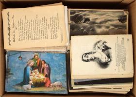 Kb. 2000 db főleg 1960 előtti motívum képeslap dobozban / Cca. 2000 mainly pre-1960 motive postcards in a box