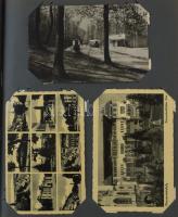 Kb. 300 db RÉGI történelmi magyar város képeslap egy albumban, főleg Weinstock, közte néhány modern ...