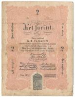 1848. 2Ft "Kossuth bankó" "GM. 61528" T:F,VG Adamo G106