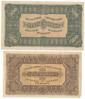 1923. 100K nyomdahely-jelölés nélkül + 500K "5A 017 415540" T:F,VG
Adamo K25, K34