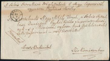 ~1849 Ex offo "LOSONCZ" - "KOMÁROM"