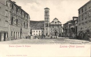 Hvar (Lesina) St Stephen Cathedral and Square