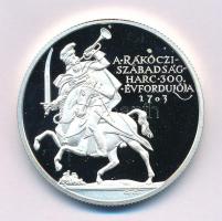 2003. 5000Ft Ag "A Rákóczi szabadságharc 300. évfordulója" kapszulában T:PP, kis oxid pött...