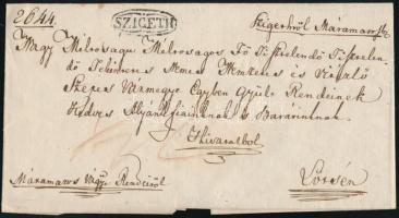 1833 Ex offo "SZIGETH" - Lőcse