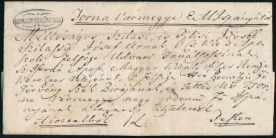 1835 Ex offo "METZENSEIFEN" - Pest