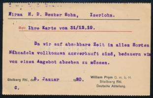 Deutsches Reich 1920 Deutsches Reich 1920
